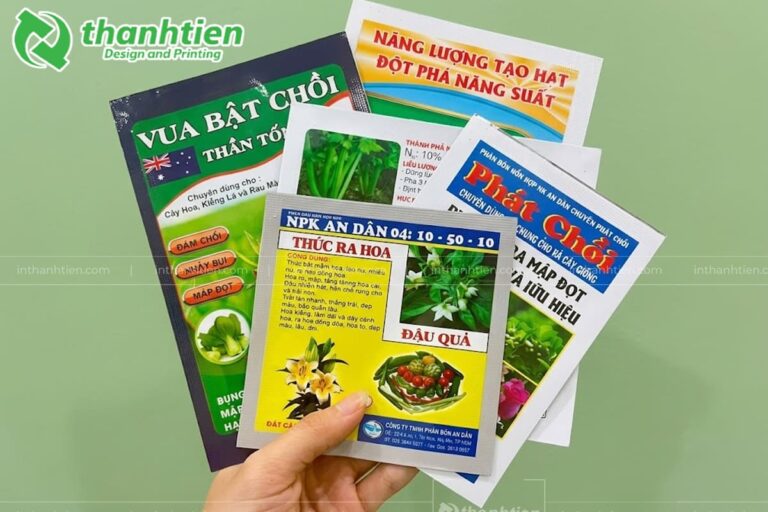 Túi hàn 3 biên in logo thương hiệu