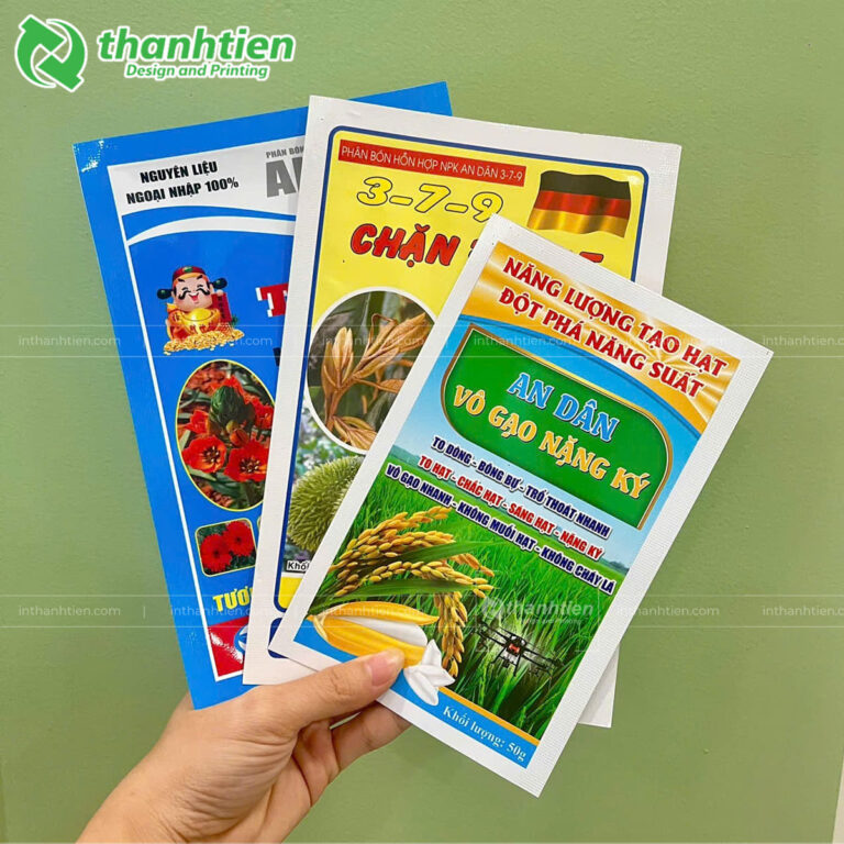 Bao bì ép biên đựng hạt giống