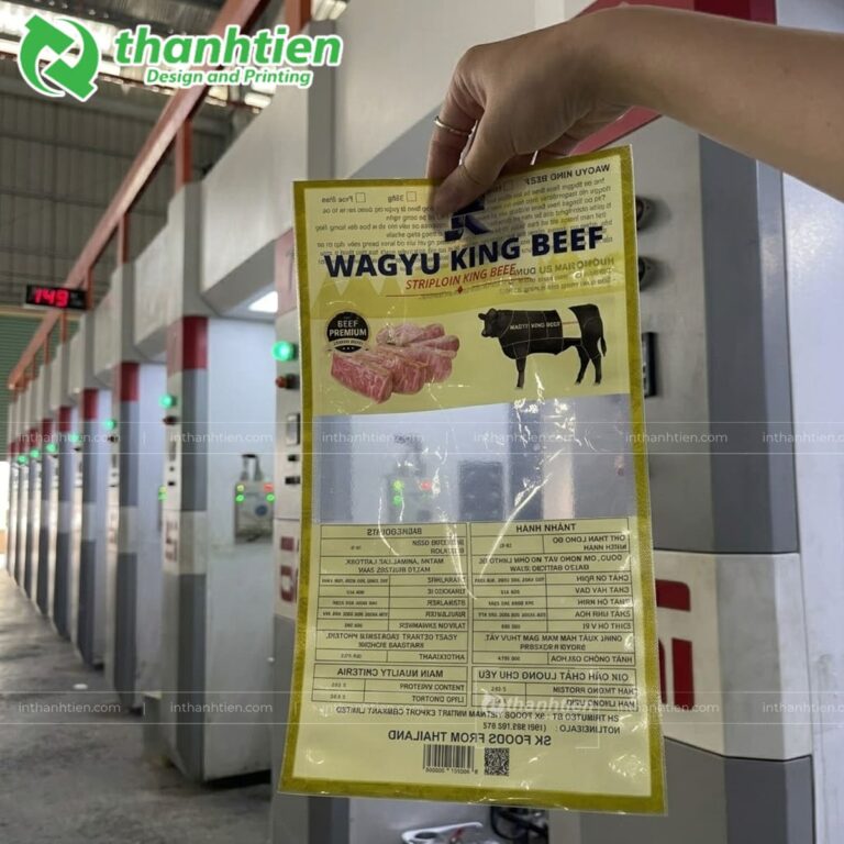 Bao bì đựng miếng bò hút chân không