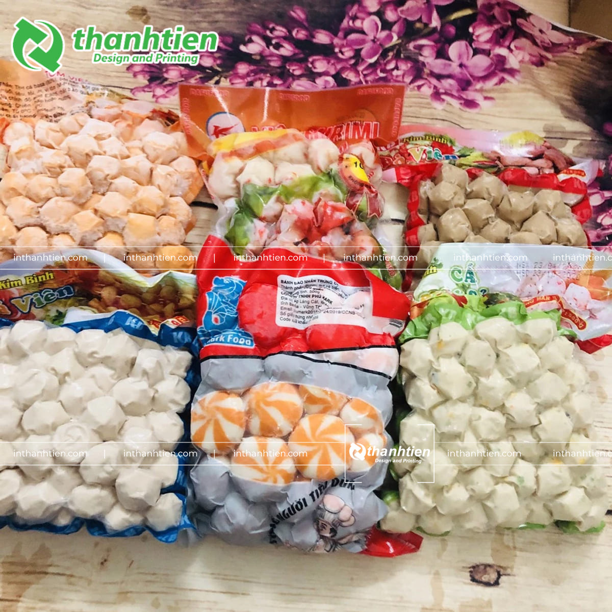 Bao hút chân không đựng thực phẩm