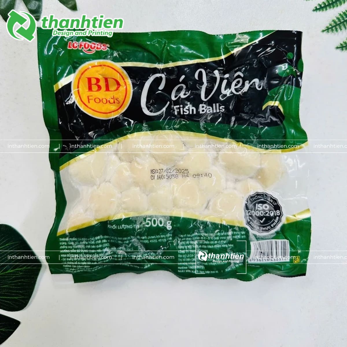 Bịch đựng cá viên đông lạnh