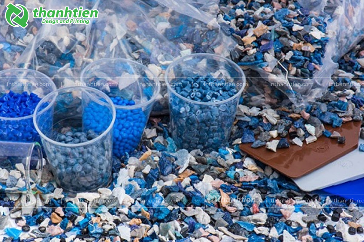 Các hạt nhựa tái chế