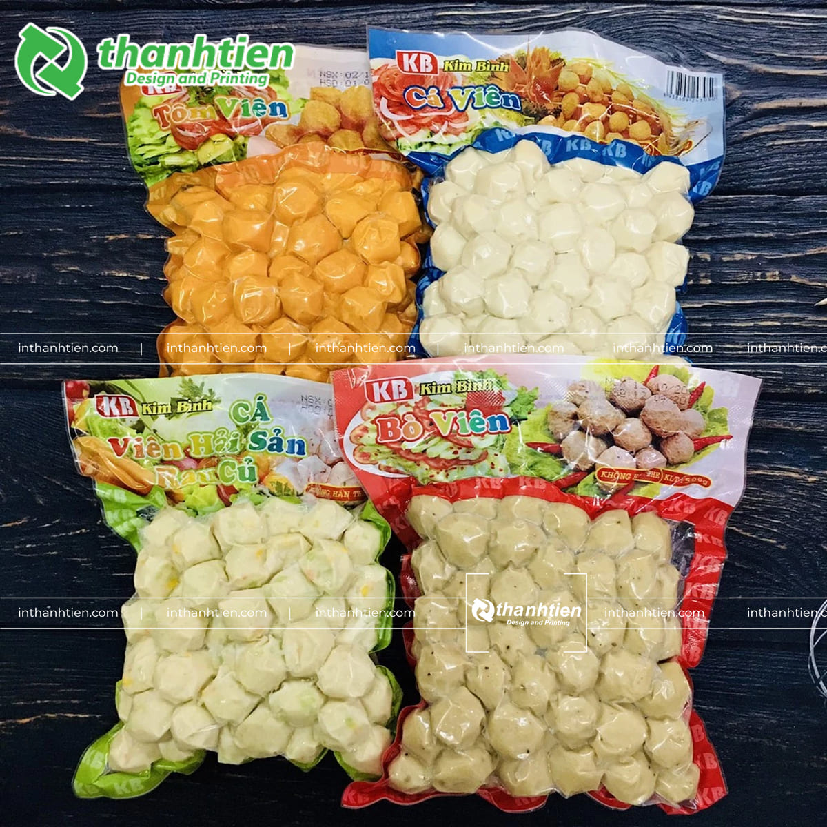 Mẫu bao bì thực phẩm đông lạnh đẹp
