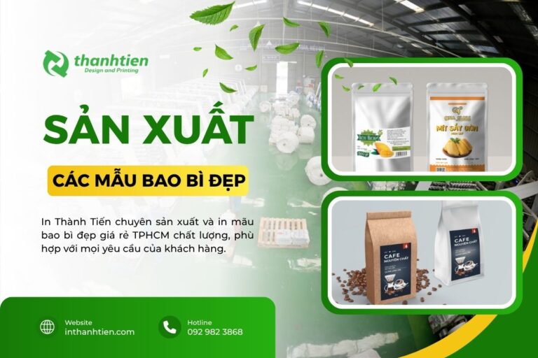 Sản xuất các mẫu bao bì đẹp