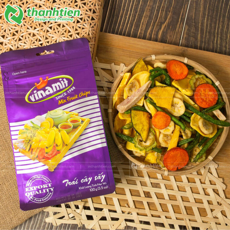 Túi 8 cạnh đựng trái cây sấy