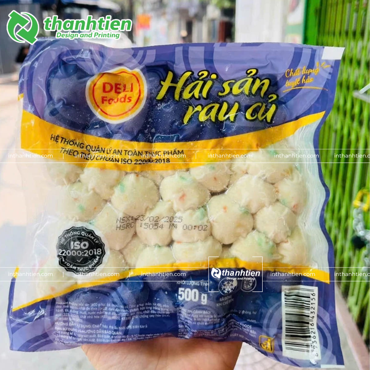 Túi đựng hải sản rau củ đông lạnh