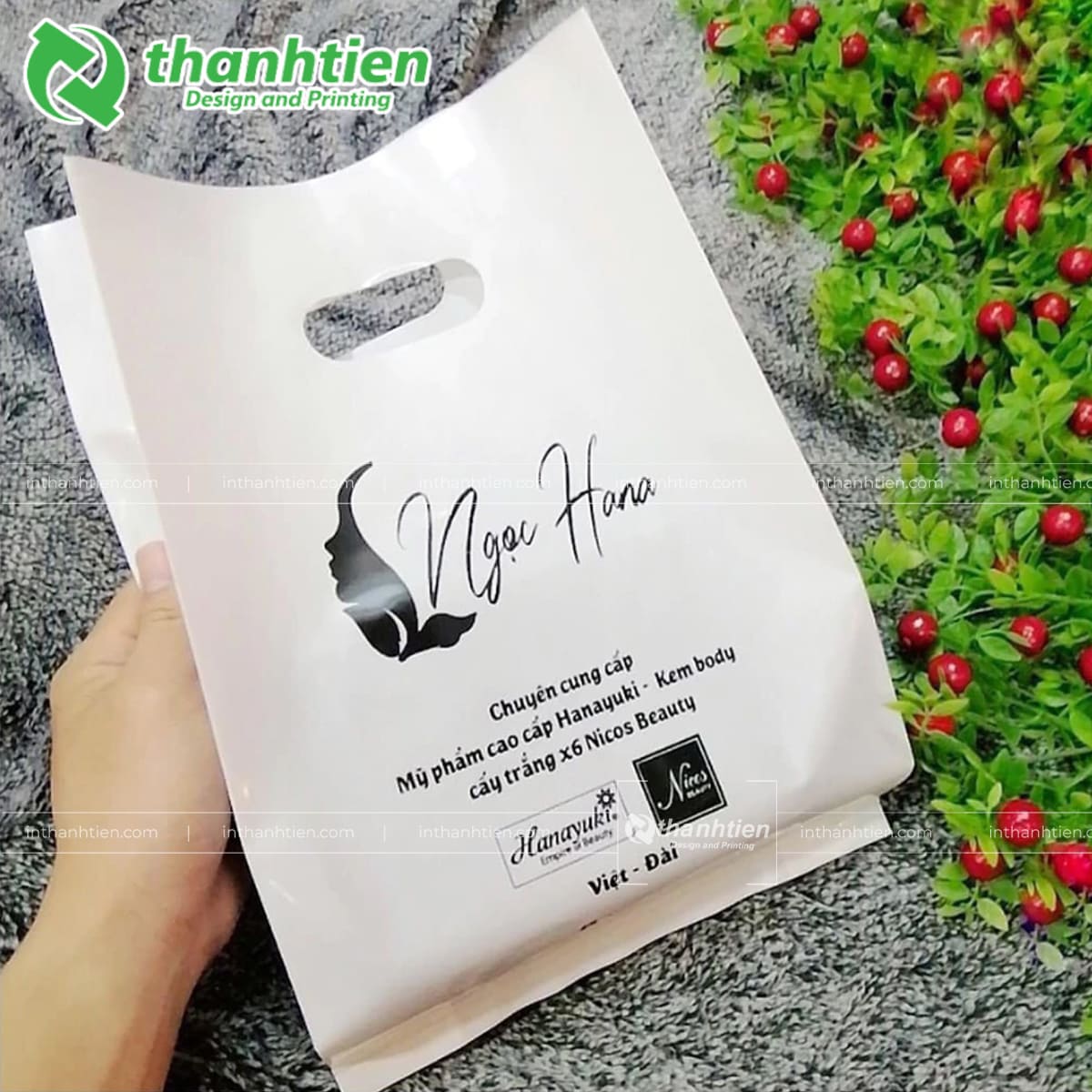 Túi xoài đựng mỹ phẩm