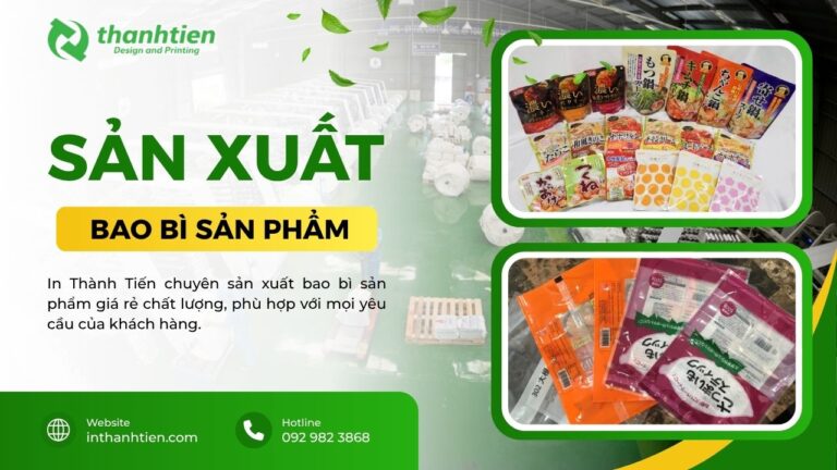 Xưởng bao bì sản phẩm