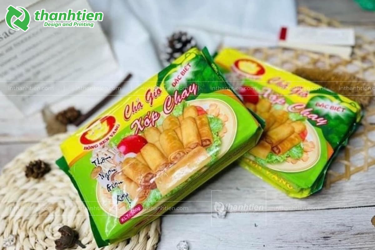 Bao bì màng ghép đựng chả