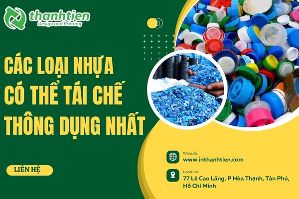Các loại nhựa tái chế thông dụng