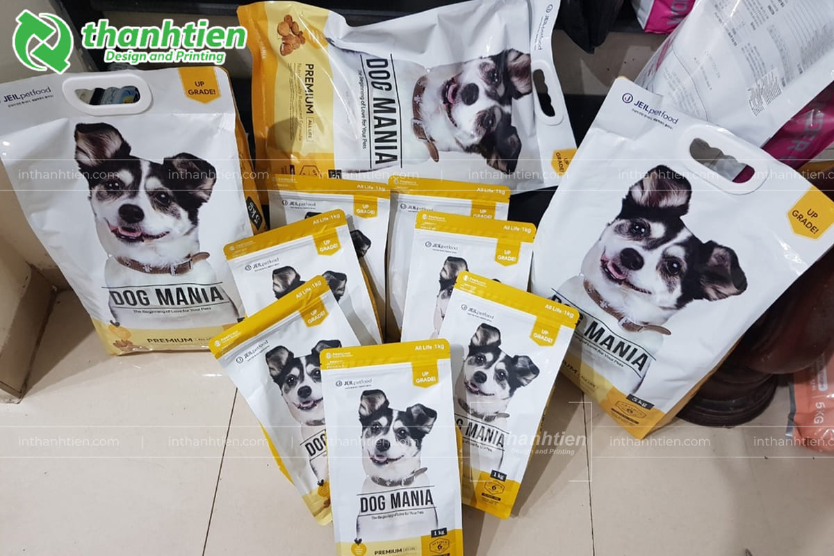 Mẫu bao bì thú cưng