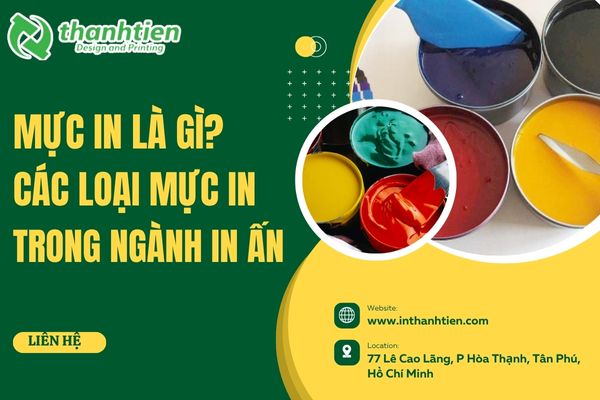 Mực in và các loại mực in phổ biến