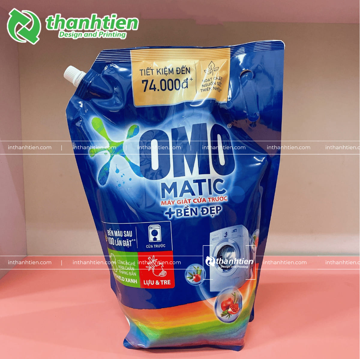 Nước giặt omo matic