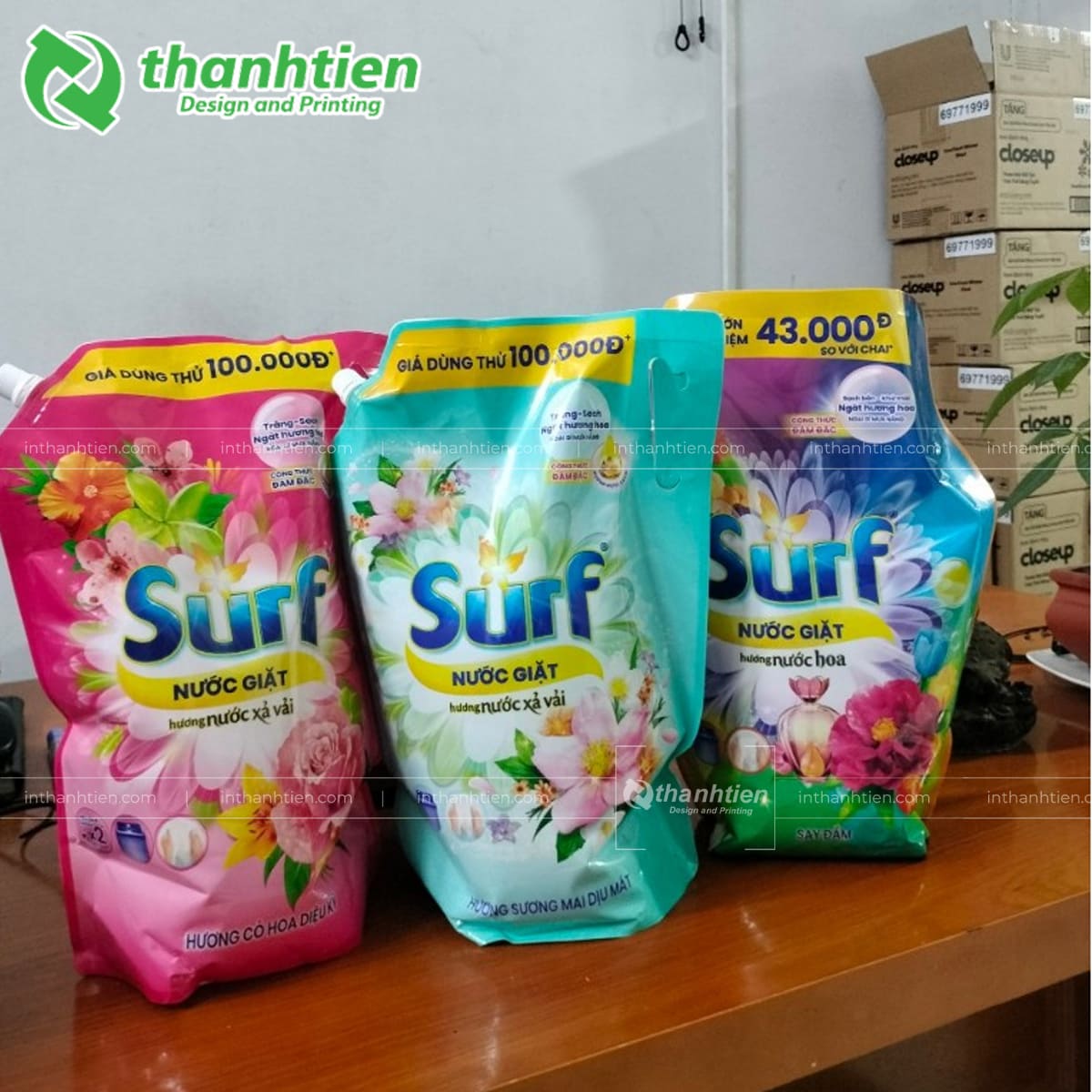 Nước giặt surf