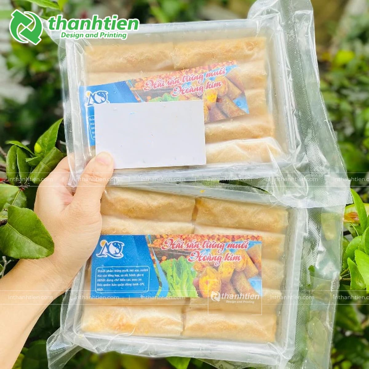 Túi đựng chả giò trong suốt