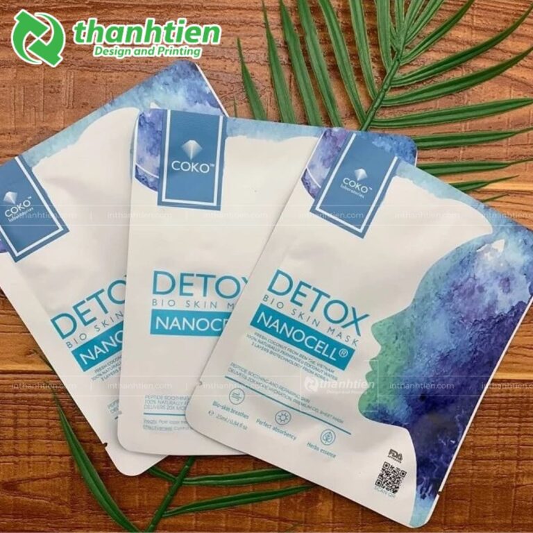 Túi ép biên đựng mặt nạ