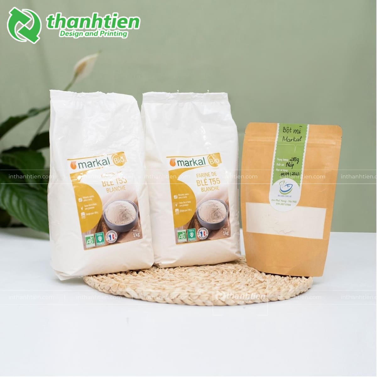 Túi giấy đựng bột bắp