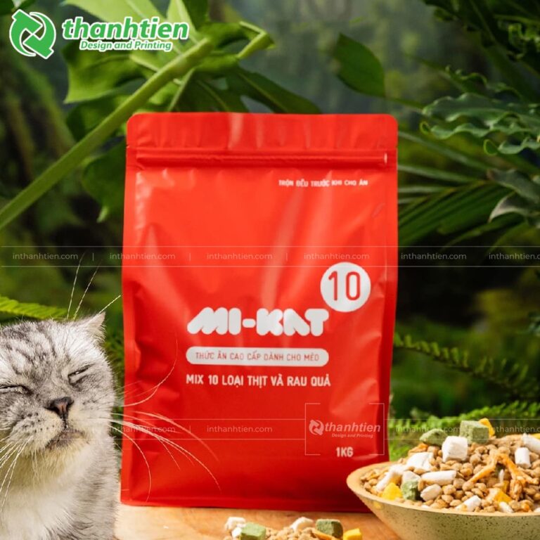 Túi zip đựng thức ăn thú cưng