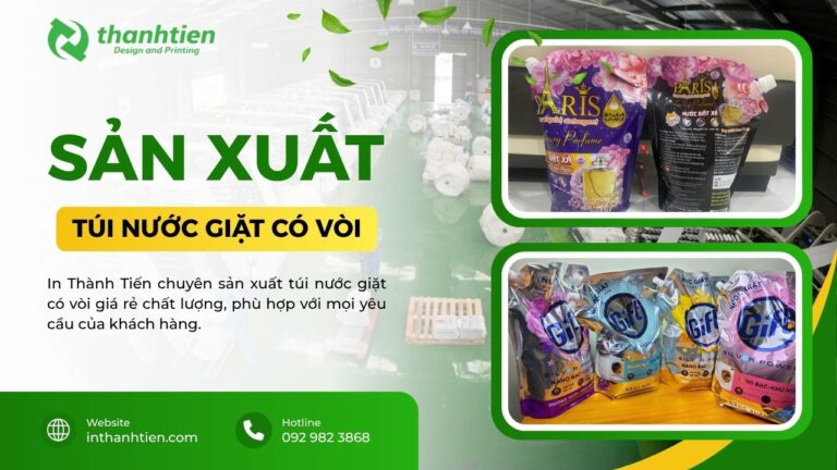 Xưởng bao bì đựng nước giặt