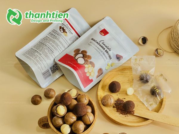 Bao bì đựng hạt macca đẹp