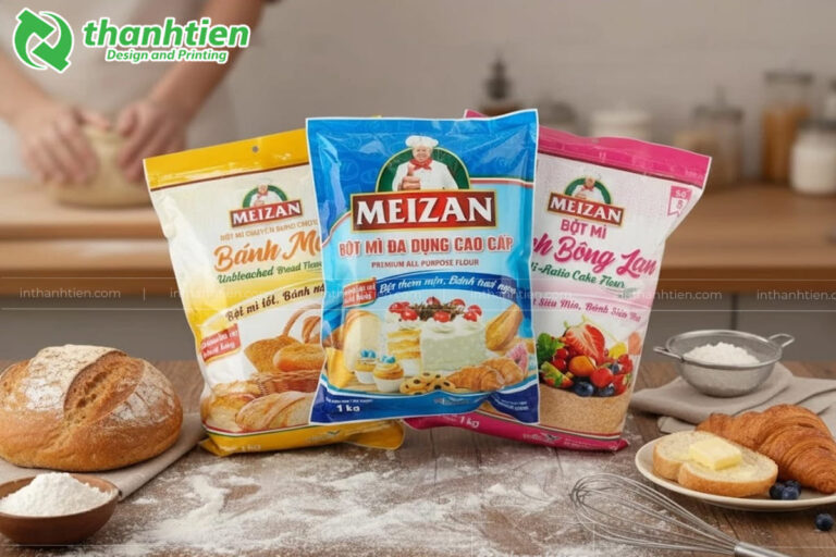 Bao bì ghép màng đựng bột mì