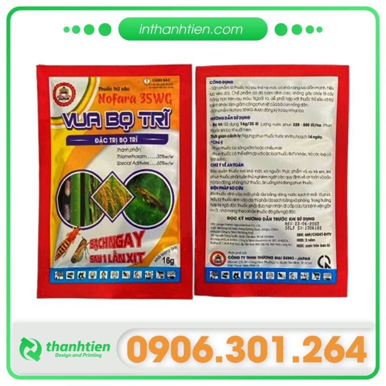 Bao bì thuốc bảo vệ thực vật