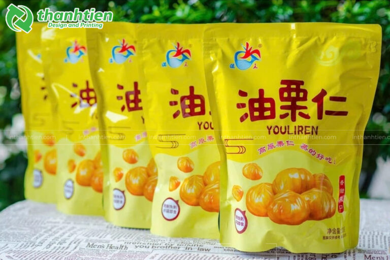 In ấn túi đựng hạt dẻ chất lượng