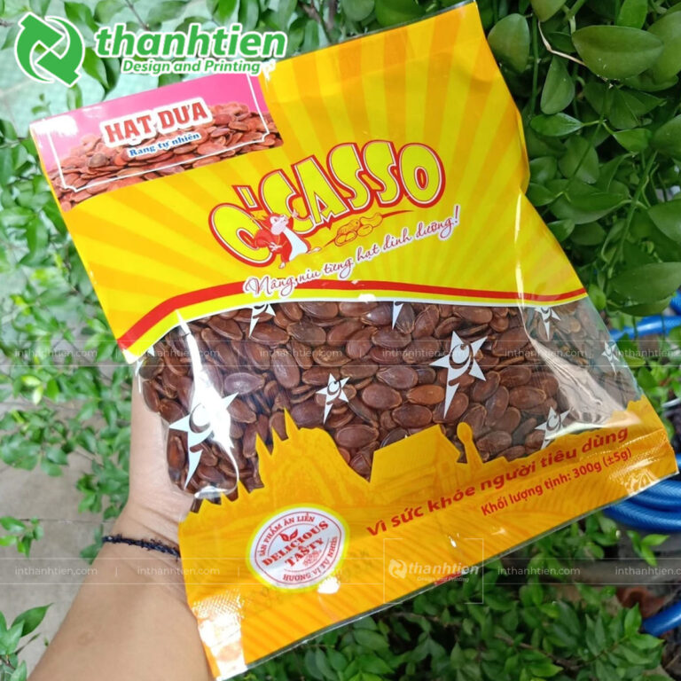 In túi đựng hạt dưa