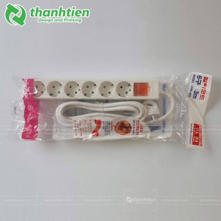 In túi đựng ổ cắm điện đẹp