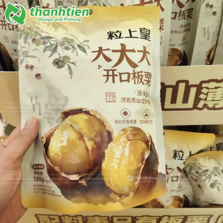 Túi 3 biên đựng hạt dẻ