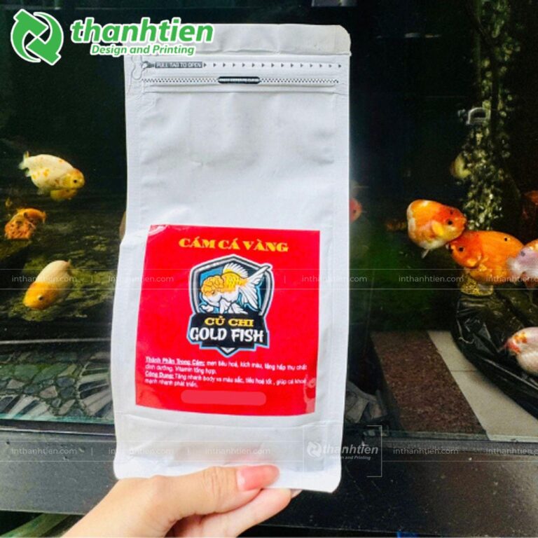 Túi 8 cạnh đựng thúc ăn cá cảnh