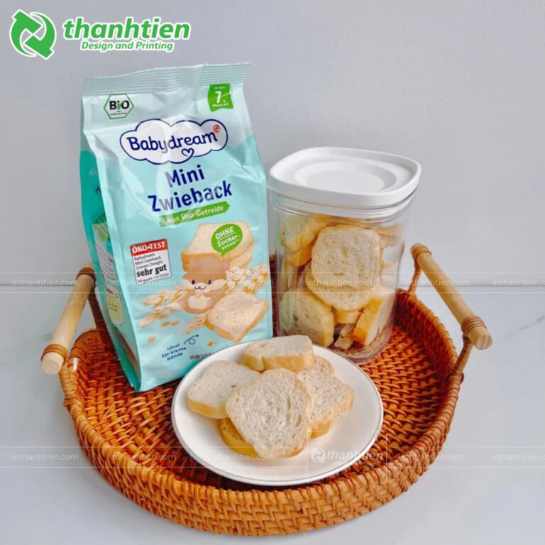 Túi đáy đứng đựng bánh sandwich