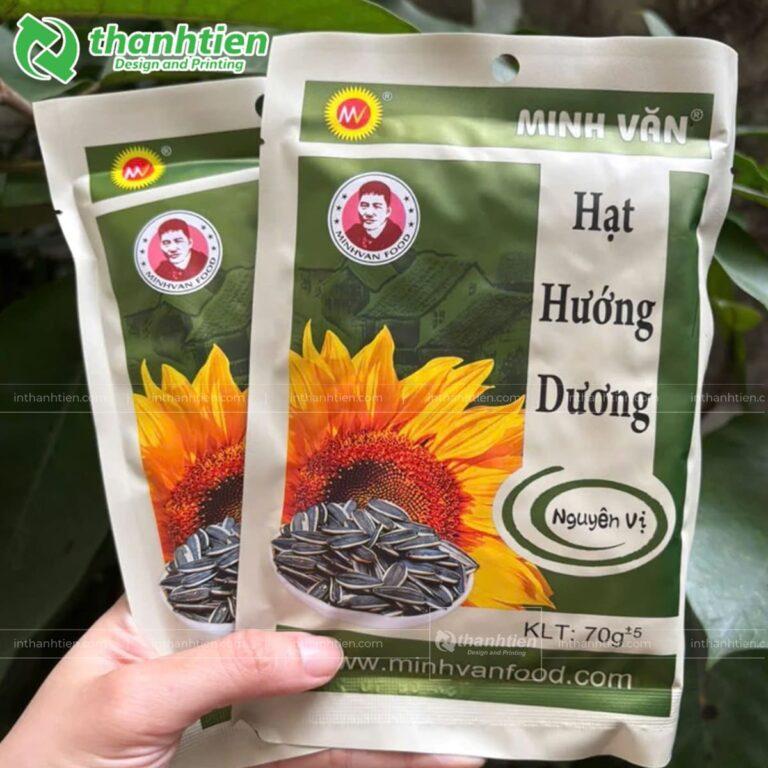 Túi đựng hạt hướng dương hút chân không