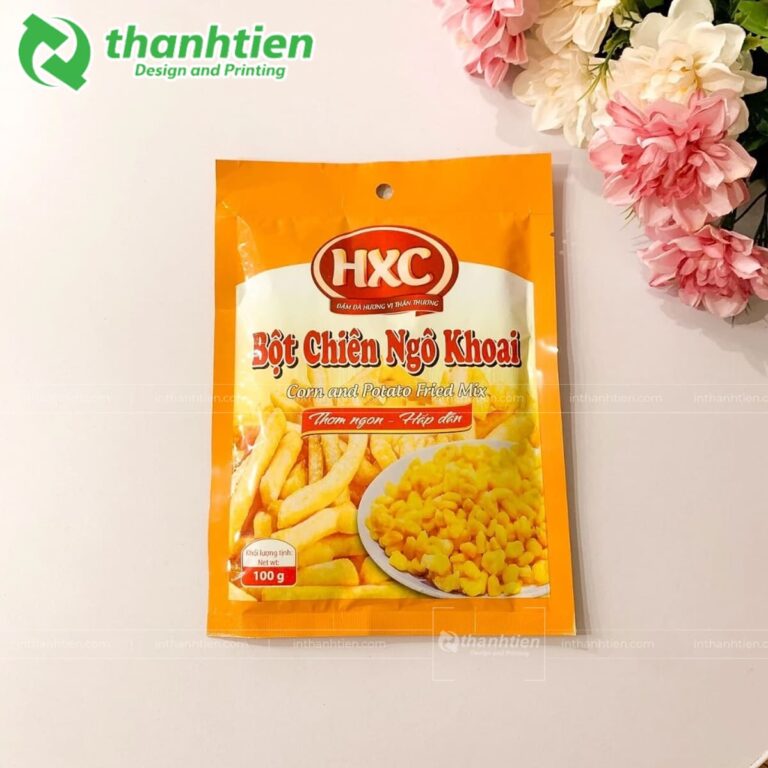 Túi ép biên đựng bột chiên giòn