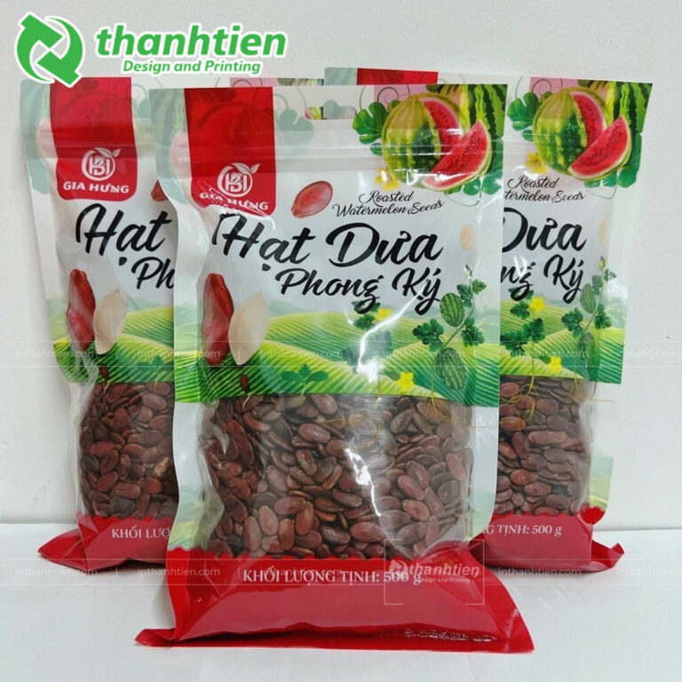 Túi ép biên đựng hạt dưa