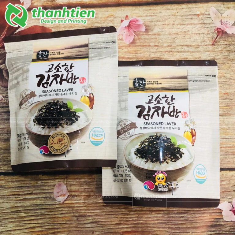 Túi ép biên đựng rong biển