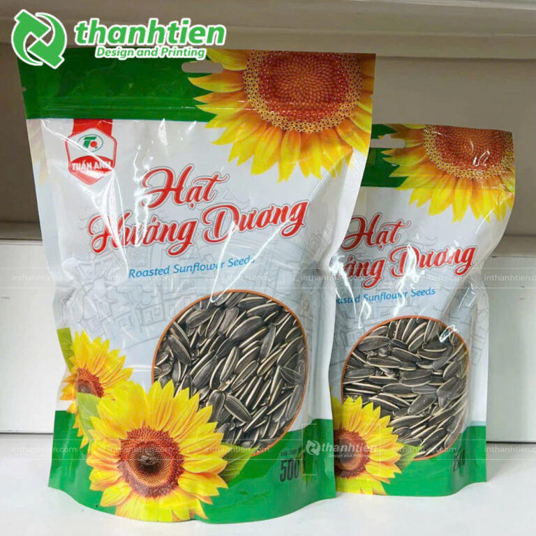 Túi ép biên khóa khóa đựng hạt dưa