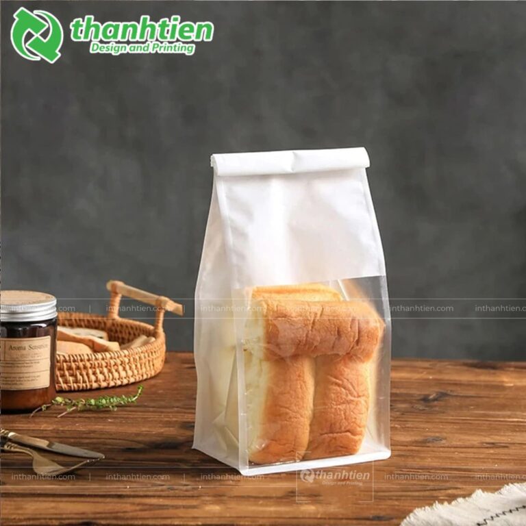 Túi giấy kraft đựng bánh mi sandwich