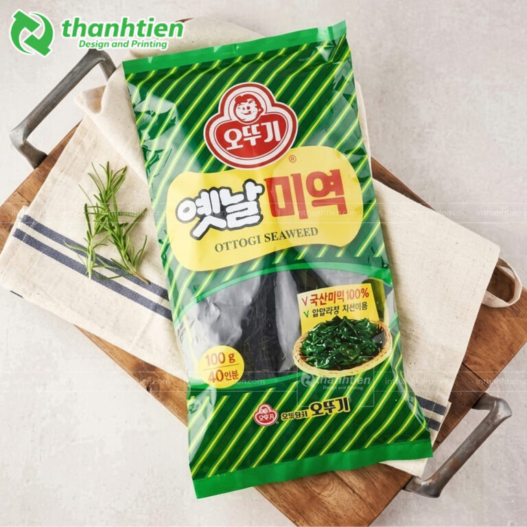 Túi hàn lưng đựng rong biển sấy khô