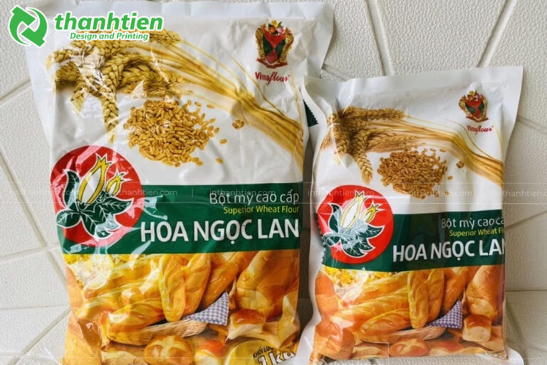 Túi màng ghép đựng bột mì