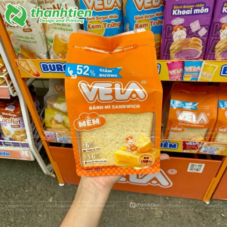 Túi zip 8 cạnh đựng bánh mì sandwich