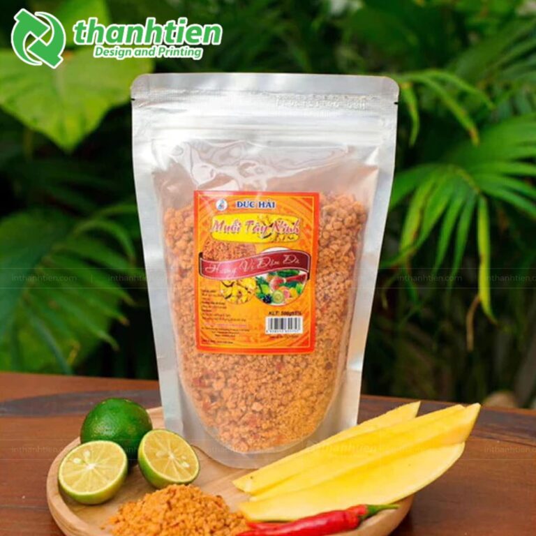 Túi zip bạc đựng muối