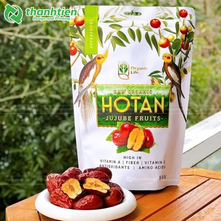 Túi zip bạc đựng táo đỏ