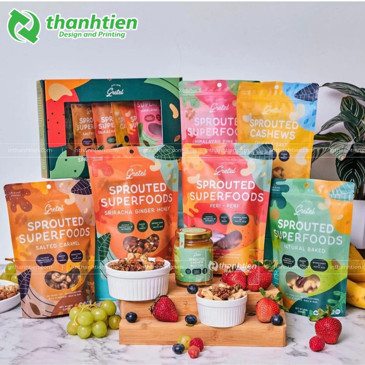 Túi zip đục lỗ treo đựng hạt macca