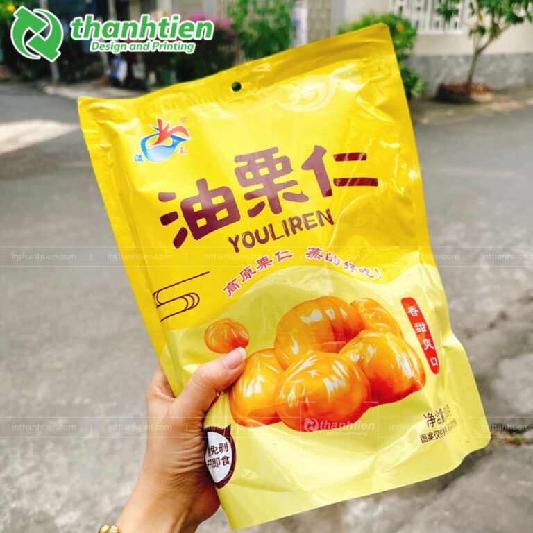 Túi zip đựng hạt dẻ