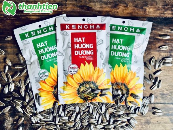 Bao bì đựng hạt hướng dương đẹp