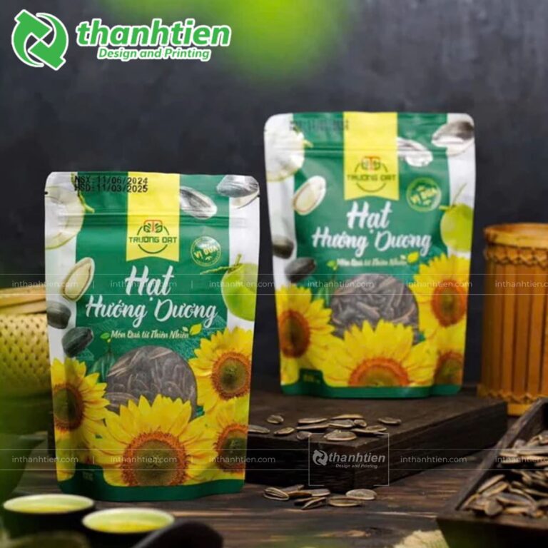 Túi zip ghép đựng hạt dưa