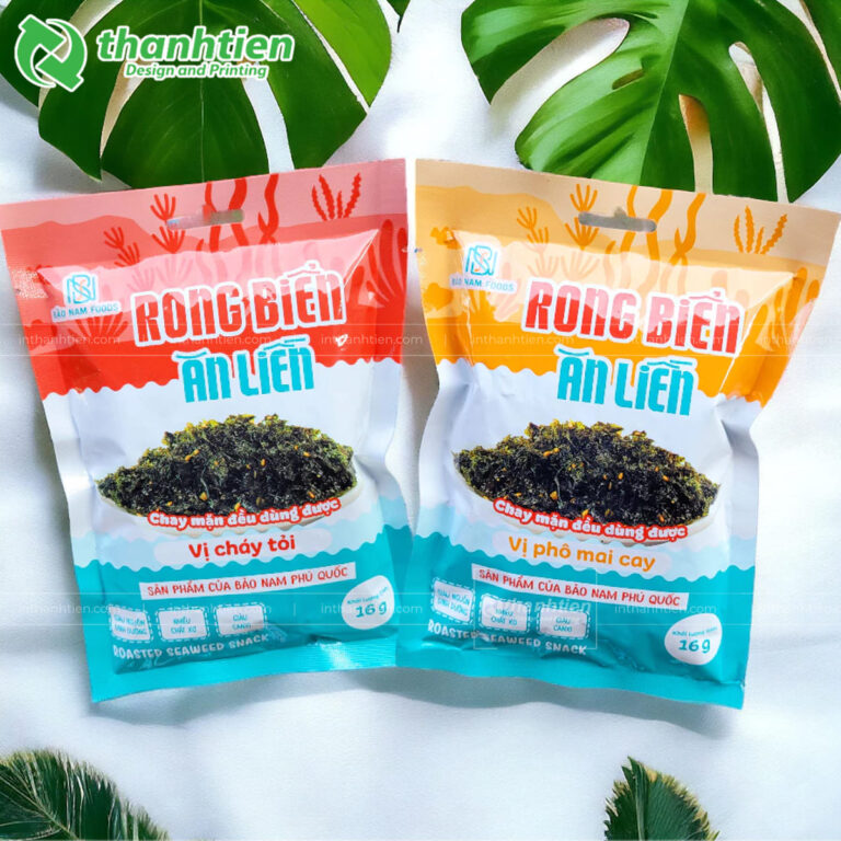 Túi zip ghép đựng rong biển