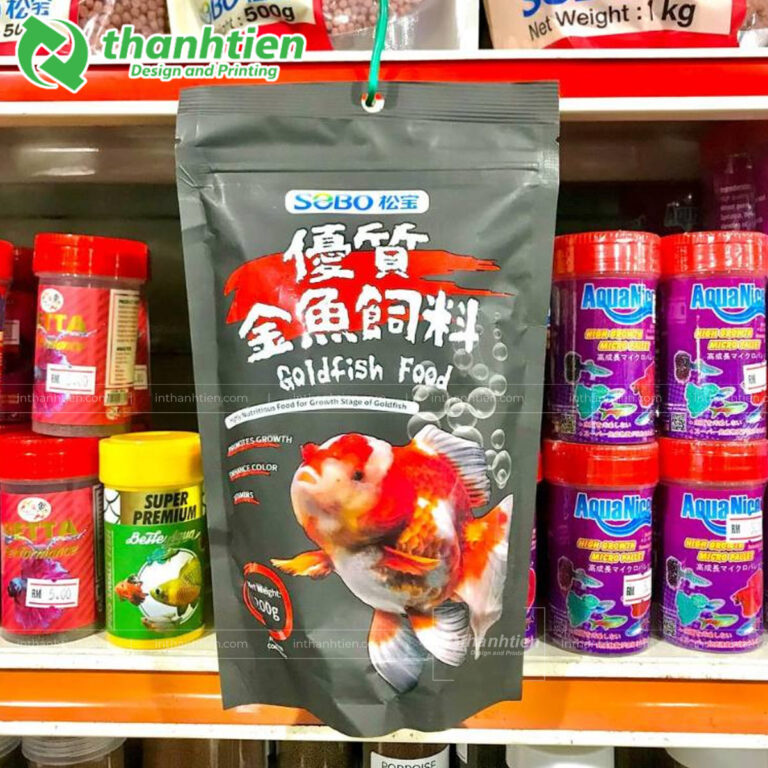 Túi zip ghép đựng thức ăn cá cảnh