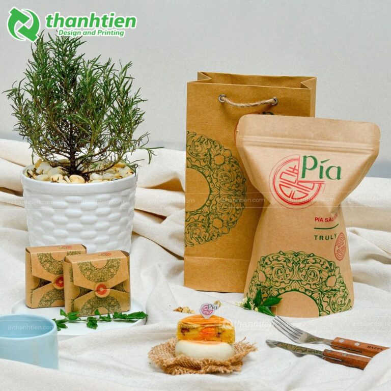 Túi zip giấy đựng bánh pía
